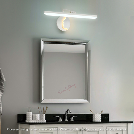Aplice Baie - Aplica de  oglinda  led 36W, 3 moduri de lumina, Face Alb