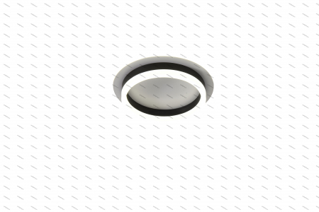 Plafoniera Led Cerc 50W, Neagra, 3 tipuri de lumina,  3000K/4000K/6500K [2]