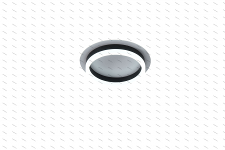 Plafoniera Led Cerc 50W, Neagra, 3 tipuri de lumina,  3000K/4000K/6500K [1]