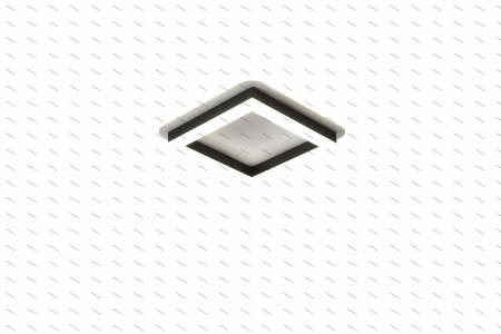 Plafoniera Led Patrata 64W, Neagra, 3 tipuri de lumina,  3000K/4000K/6500K [2]