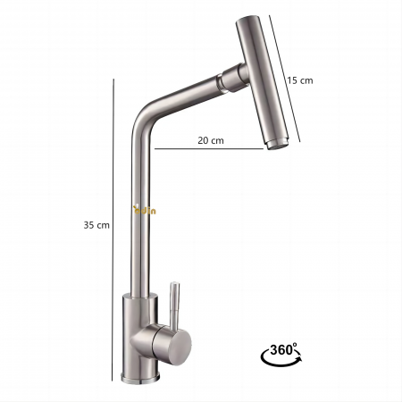 Baterie bucatarie lebada ODIN INOX SUS304 108 [1]