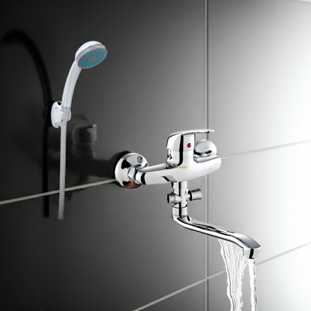 Baterie cada teava mobila 24 cm cu schimbator ceramic ODIN