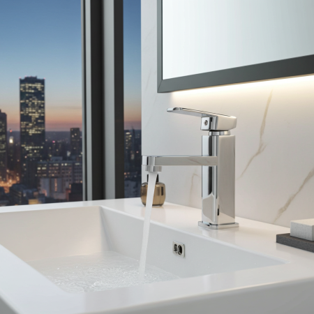 Baterii lavoar - Baterie lavoar patrat ODIN 8540