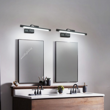 Corp Led Baie 36W, Negru, 58cm, 3 Tipuri Lumina [1]