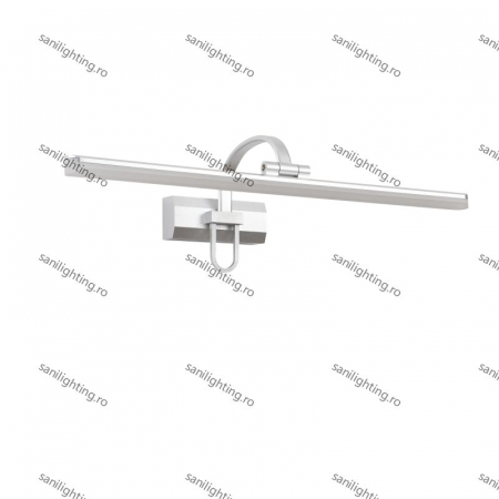 Corp Led Oglinda 36W, Crom, 58cm, 3 Tipuri Lumina, Intensitate Reglabila [4]