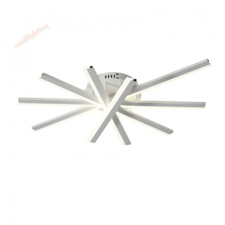 Lustra Led cu Telecomanda  140W Five Strip Aplicata ,Dimabila ,3000K/4000K/6500K  ALB [2]