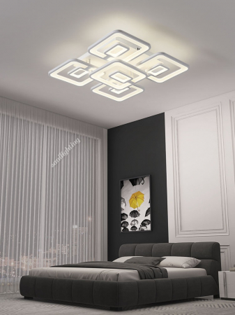 Lustre LED - Lustra Led cu telecomanda FIve Square 270W 3000k/4000k/6500k intensitate reglabila