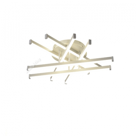 Lustra Led Linii 150W, Alba, telecomanda, intensitate reglabila [4]