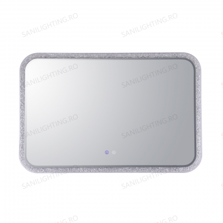 Oglinda LED 100x65cm, Rama Acril, Intrerupator Touch, Dezaburire, 3 tipuri de lumina, Dimabila  SN 052 [7]