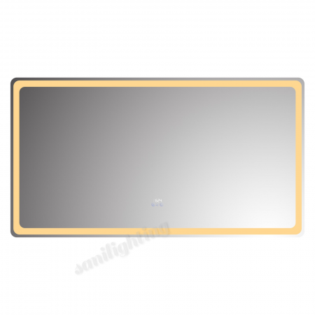 Oglinda LED  150x80 cm, Senzor de miscare , Intrerupator Touch, Dezaburire, Ceas si Termometru,3 tipuri de lumina, Dimabila   SN  22010-1 [4]