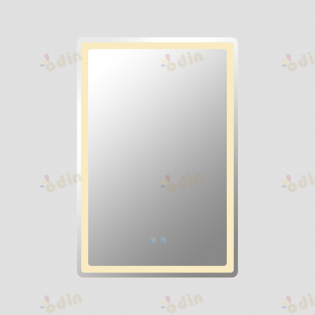 Oglinda LED  90x60 cm, Intrerupator Touch, Dezaburire, 3 tipuri de lumina, Dimabila   SN 057 [4]
