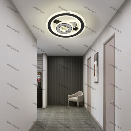Aplice si Plafoniere - Plafoniera Led Cerc 78W, Alba, 3 tipuri de lumina 3000K/4000K/6500K
