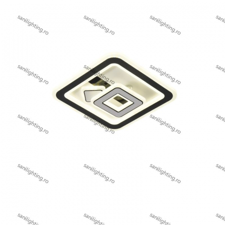 Plafoniera Led Patrate 84W, Alba, 3 tipuri de lumina 3000K/4000K/6500K [2]
