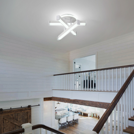 Aplice si Plafoniere - Plafoniera Led 52W 3 tipuri de lumina Alb