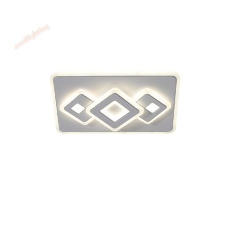 Plafoniera Led Dreptunghi 84W, Alba, 3 faze de iluminat,  3000K/4000K/6500K [2]