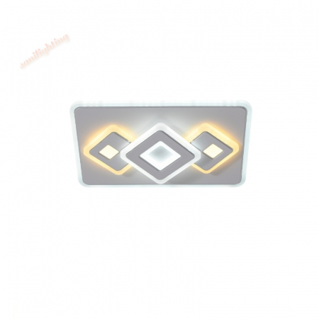 Plafoniera Led Dreptunghi 84W, Alba, 3 faze de iluminat,  3000K/4000K/6500K [3]