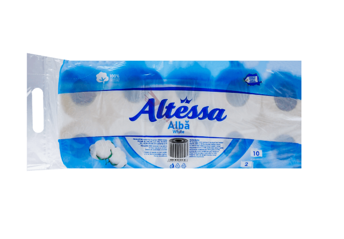 Altessa - Hârtie igienică 12.6m, 2 straturi, 10 role/set [1]