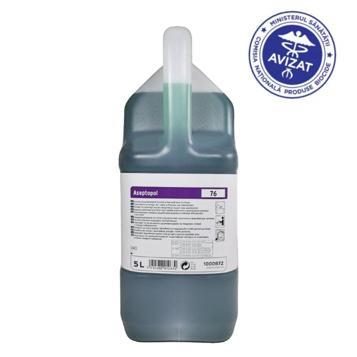 Aseptopol 5L - detergent dezinfectant pentru vase manual [1]