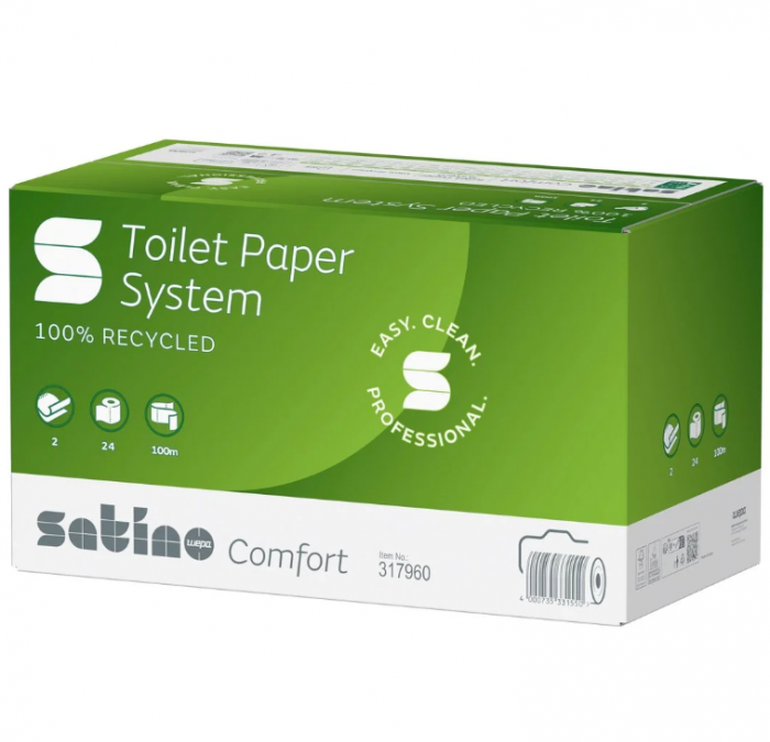 Satino Compact - Hârtie igienică 100m, 2 straturi [1]