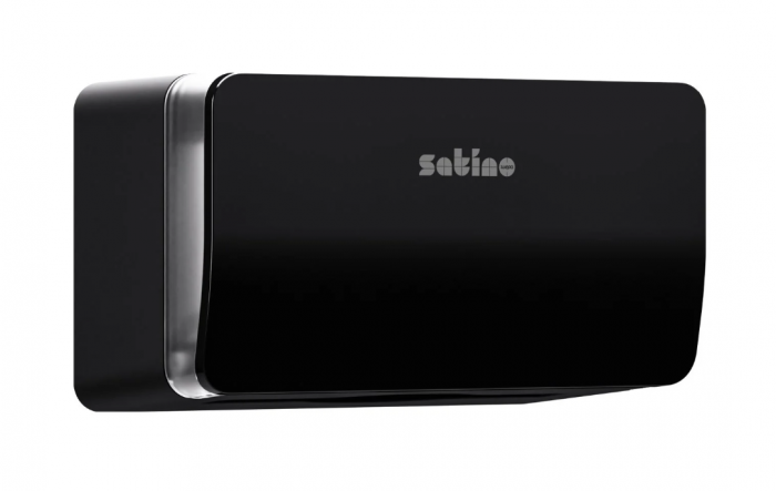 Satino Hyginity - Dispenser negru prosoape pliate XS [1]