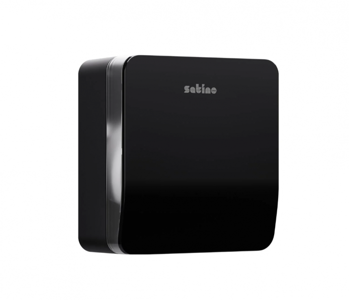 Satino Hyginity - Dispenser negru hârtie igienică mini [1]