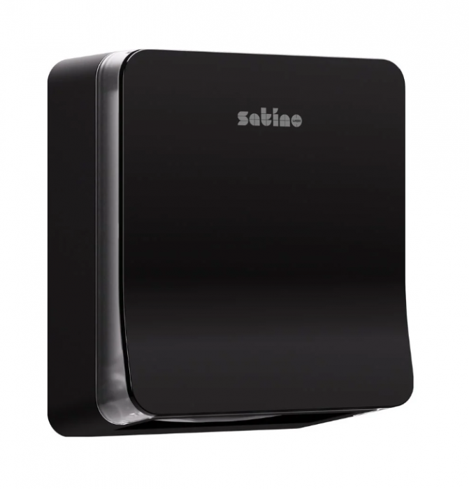 Satino Hyginity - Dispenser negru prosoape pliate Mini [1]