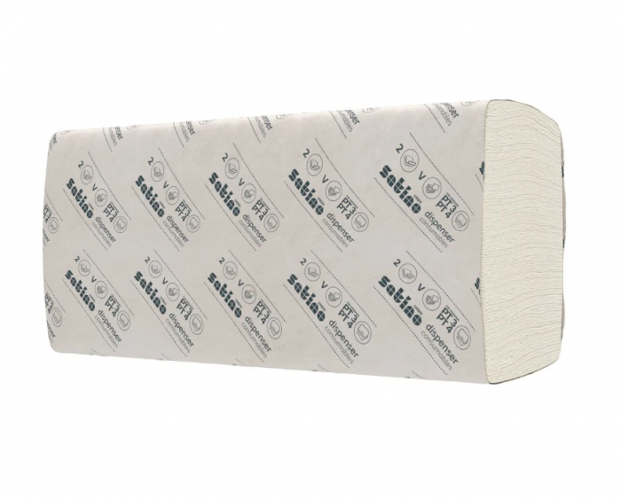 Satino Prestige - Prosoape pliate V, 200 pros/pach, 23x24cm, 2 straturi [2]