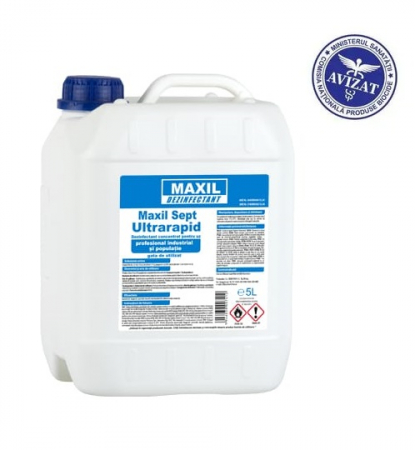 Dezinfectanți - Dezinfectant suprafețe Maxil Sept Ultrarapid 5L