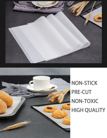 Hârtie de copt albă, dublu siliconată, 40x60cm, 500 coli [1]