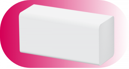 Sovio - Prosoape pliate V albe, 150 pros/pach, 21x25cm, 2 straturi