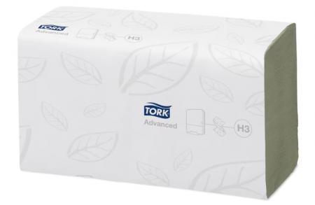 Tork - Prosoape pliate V verzi, 250 pros/pach, 25x23cm, 2 straturi [1]