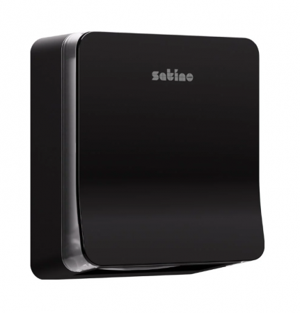 Dispensere Prosope pliate - Satino Hyginity - Dispenser negru prosoape pliate Mini