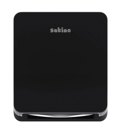 Satino Hyginity - Dispenser negru prosoape pliate Mini [1]