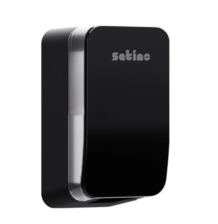 Dozatoare săpun lichid/spumă - Satino Hyginity - Dozator negru săpun spumă cu senzor 500ml