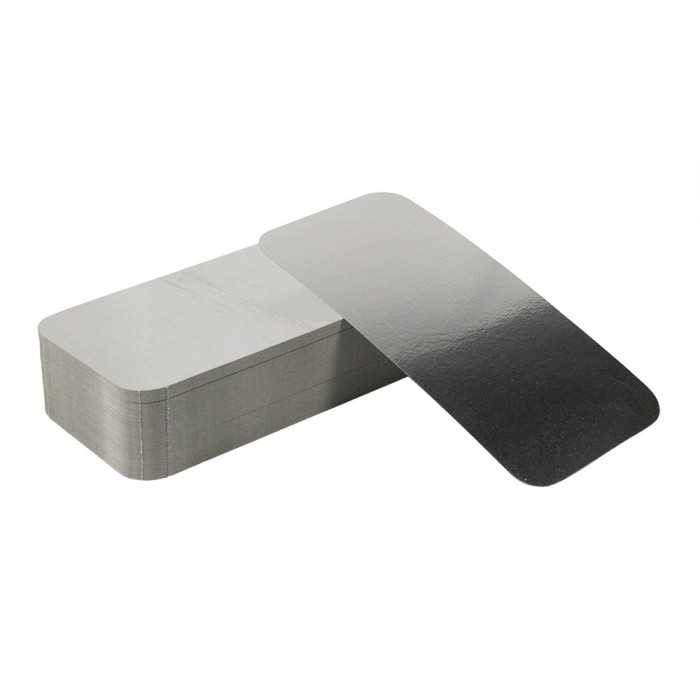 Capac Caserole Aluminiu Dreptunghiulare 1000 CC, 207 x 112 mm/ 100 set/ 10 bax [2]
