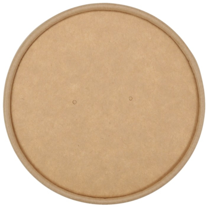 Capac din carton pentru Bol 470 CC, Kraft Natur, D98 mm/ 25 set/ 20 bax [1]