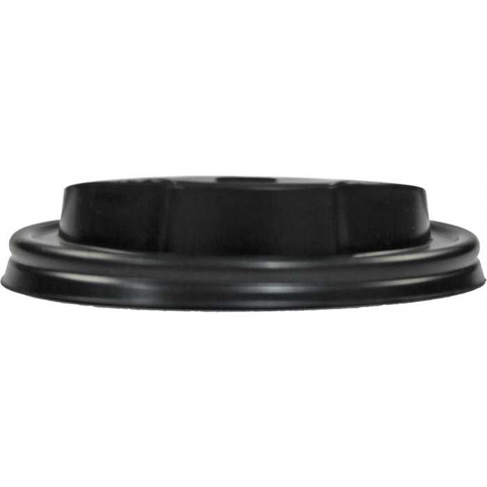 Capac 12oz/ 16oz, Negru, D90 x H20 mm/ 100 set/ 10 bax [2]