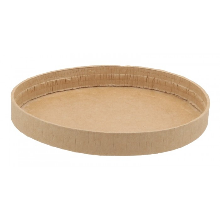 Capac Carton pentru pahar 8oz, Natur, D80 x H10 mm/ 50 set/ 10 bax [3]