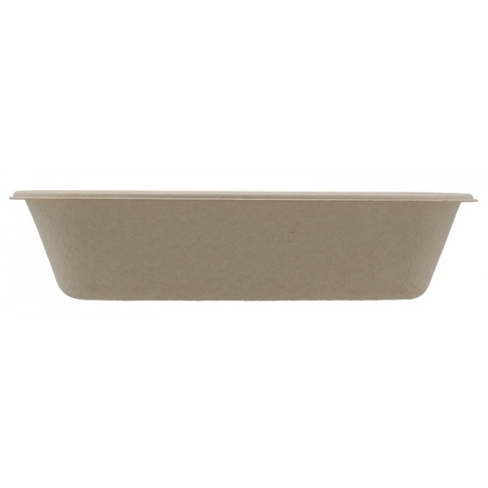 Caserola Bio Dreptunghiulara 1000 CC, Natur, 225 x 160 x 55 mm/ 50 set/ 6 bax [3]
