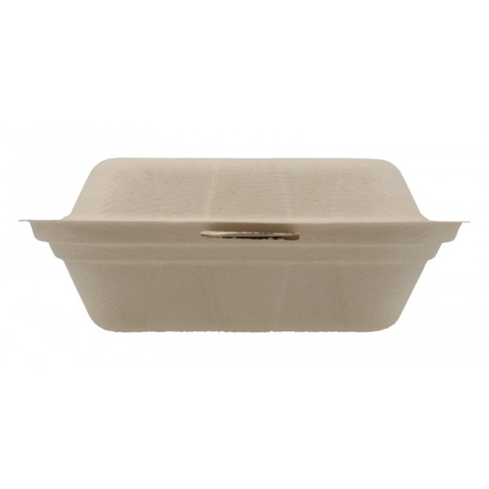 Caserola Bio Hamburger, Natur, 150 x 155 x 60 mm/ 50 set/ 10 bax [4]