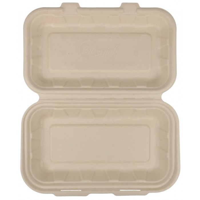 Caserola Bio Meniu Mare, Natur, 240 x 147 x 60 mm/ 50 set/ 10 bax [5]