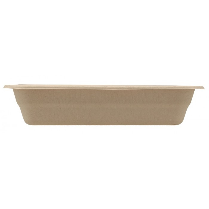 Caserola BIO Termosudabila 1 Compartiment, Kraft natur, 227 x 178 x 45 mm/ 300 bax [2]