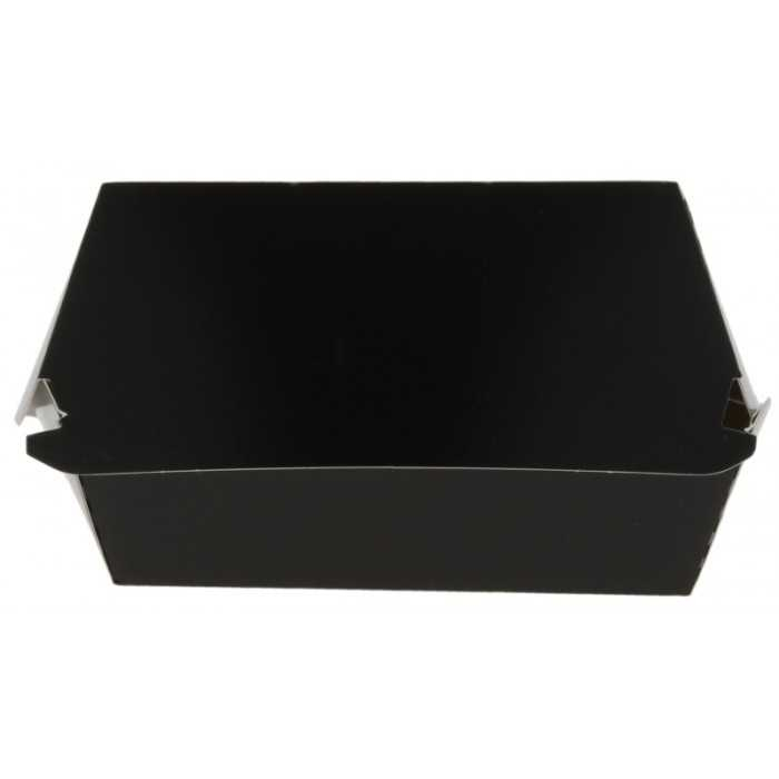 Caserola Burger Mediu, Negru, 120 x 120 x 85 mm/ 50 set/ 4 bax [5]