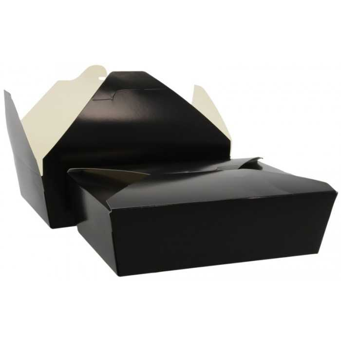 Caserola Cu 4 Clapete 1300 CC, Negru, 215 x 160 x 63 mm/ 50 set/ 4 bax [2]