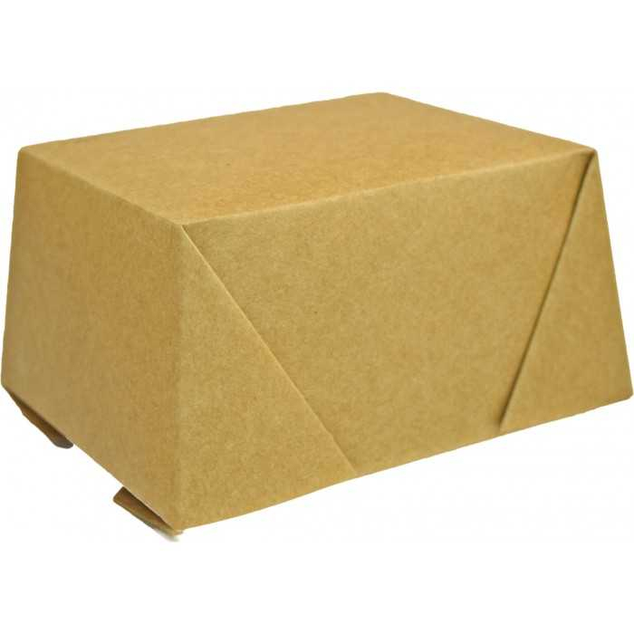Caserola Cu 4 Clapete 600 CC, Natur, 130 x 105 x 64 mm/ 50 set/ 4 bax [7]