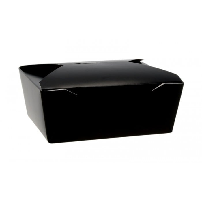 Caserola Cu 4 Clapete 600 CC, Negru, 130 x 105 x 64 mm/ 50 set/ 4 bax [2]