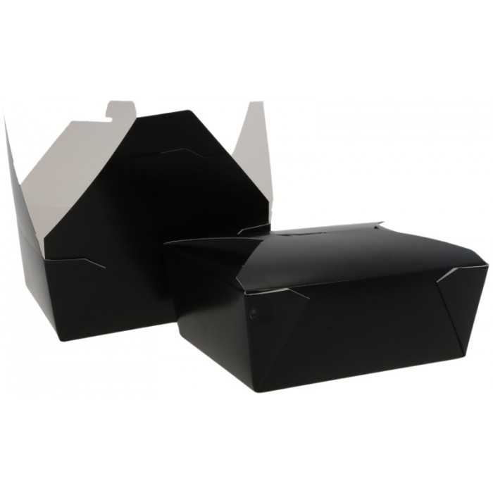 Caserola Cu 4 Clapete 900 CC, Negru, 175 x 140 x 63 mm/ 50 set/ 4 bax [5]