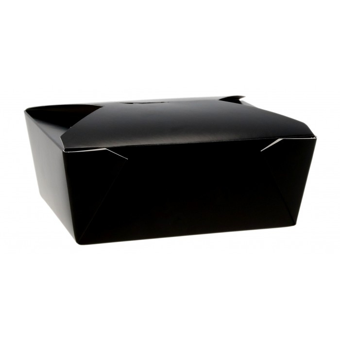 Caserola Cu 4 Clapete 900 CC, Negru, 175 x 140 x 63 mm/ 50 set/ 4 bax [2]
