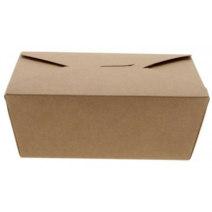 Caserola Cu 4 Clapete 900 CC, Natur, 175 x 140 x 63 mm/ 50 set/ 4 bax [4]