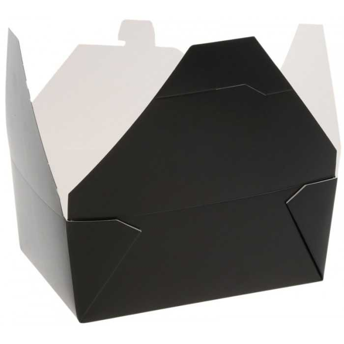 Caserola Cu 4 Clapete 900 CC, Negru, 175 x 140 x 63 mm/ 50 set/ 4 bax [8]